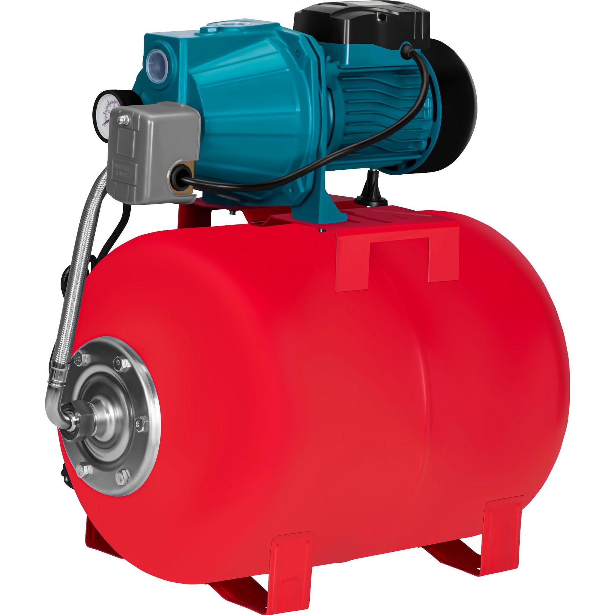 KRAFT&DELE | Elektrischer Hydrophor, für Wasser, 50L, 1200W, 3600L/Stunde, Ausdehnungsgefäß, Membrankessel für Hauswasserwerke und Druckerhöhungsanlagen mit EPDM Membran