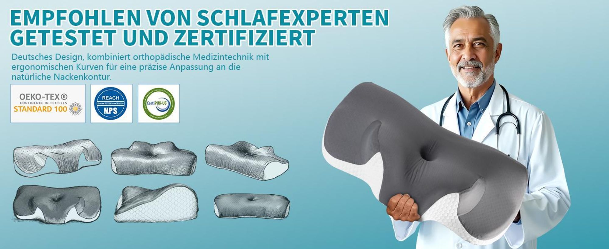 Guter Schlaf beginnt mit einem guten Kissen