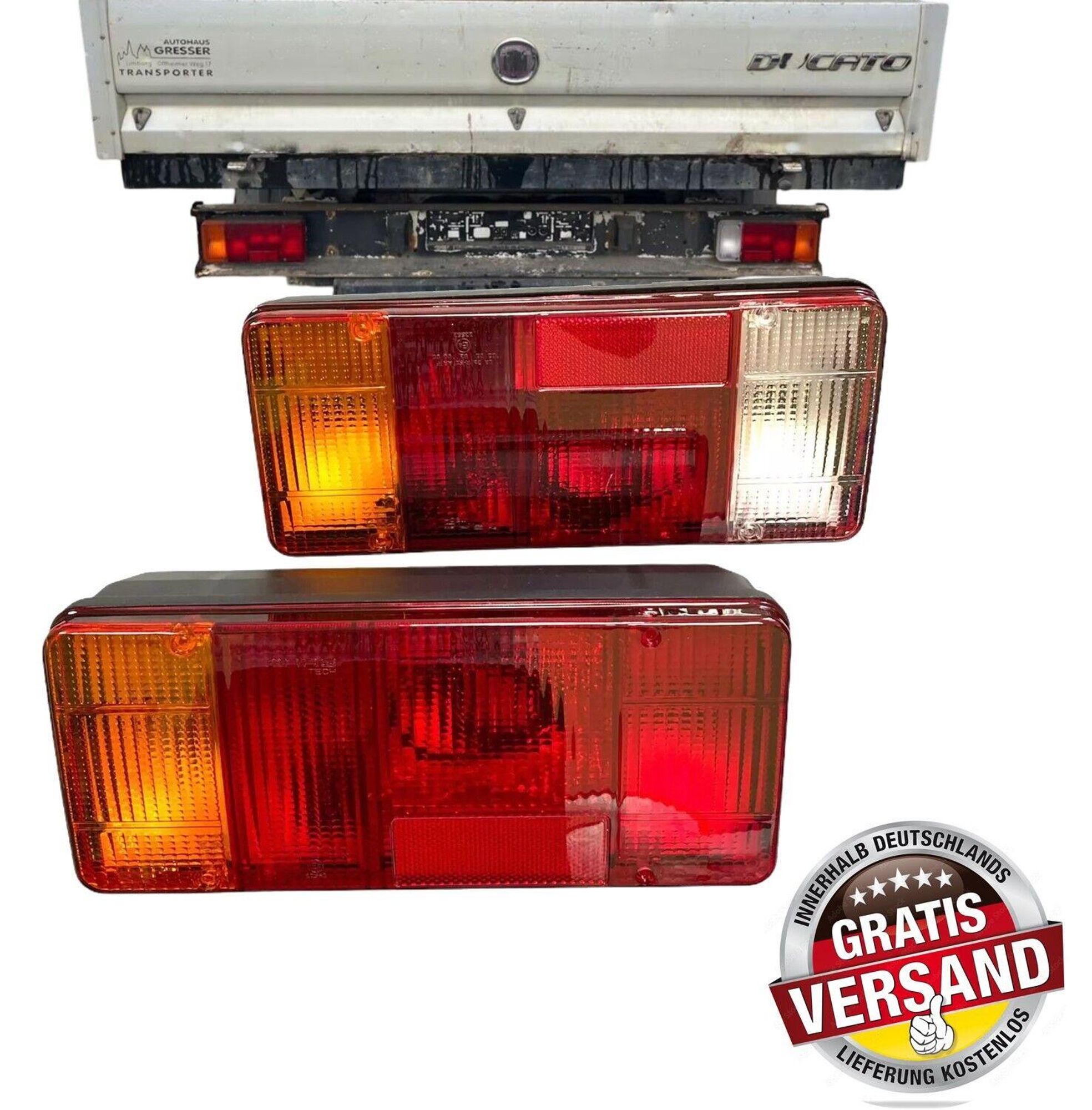 Rücklicht Rückleuchten Für Peugeot Iveco Fiat Pritsche Heckleuchte L+R