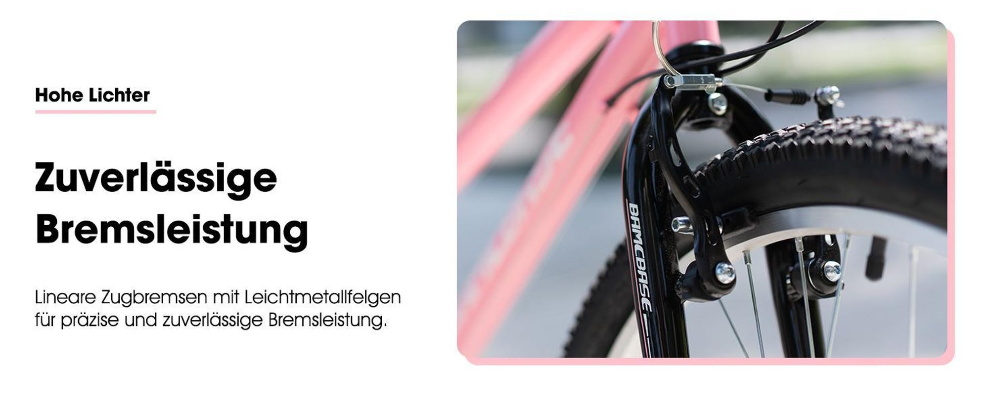 Hiland 26 Zoll Damen-Mountainbike, Fahrrad für Mädchen und Frauen, 18-Gang-MTB, Doppel-V-Bremsen, Rahmen aus Kohlenstoffstahl