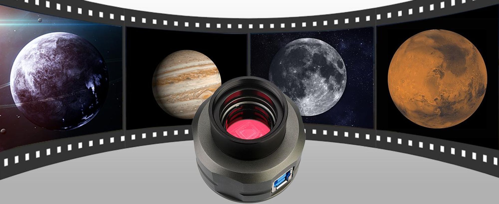 Svbony SV205 Okular Kamera, Teleskop 8MP Elektronisches Okular USB 3,0 CCD Kamera Teleskop 1.25" Astronomie Kamera Digitales Okular für Teleskop Astrofotografie
