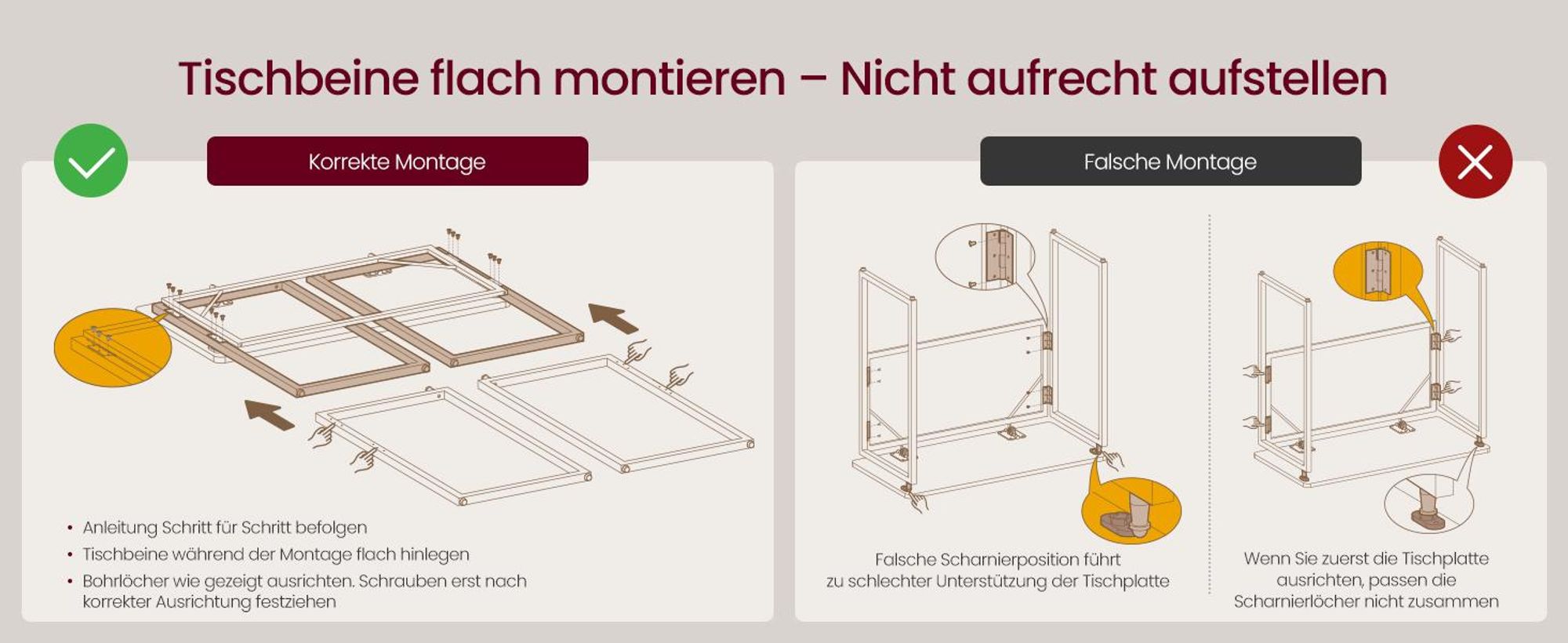VASAGLE Klapptisch, kleiner Schreibtisch klappbar, Computertisch, Tischplatte aus einem Stück, abgerundete Ecken, 80 cm
