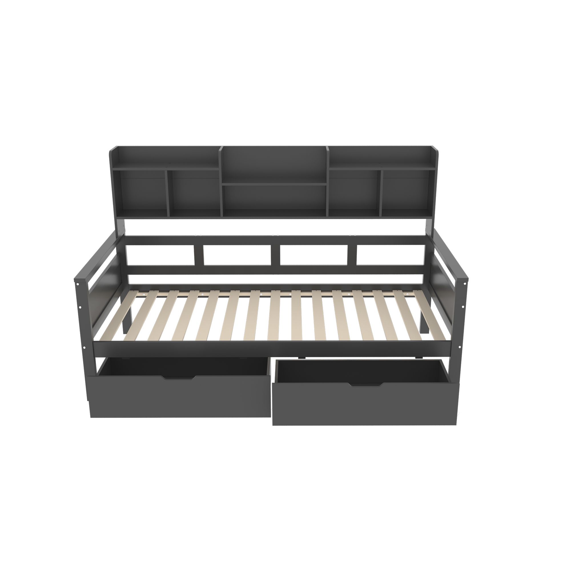 Sofabett mit Regal