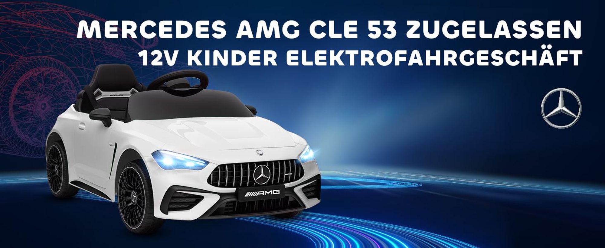AIYAPLAY Kinder Elektroauto 2x12V Kinderauto mit Musik, MP3, Sanftem Start/Stopp