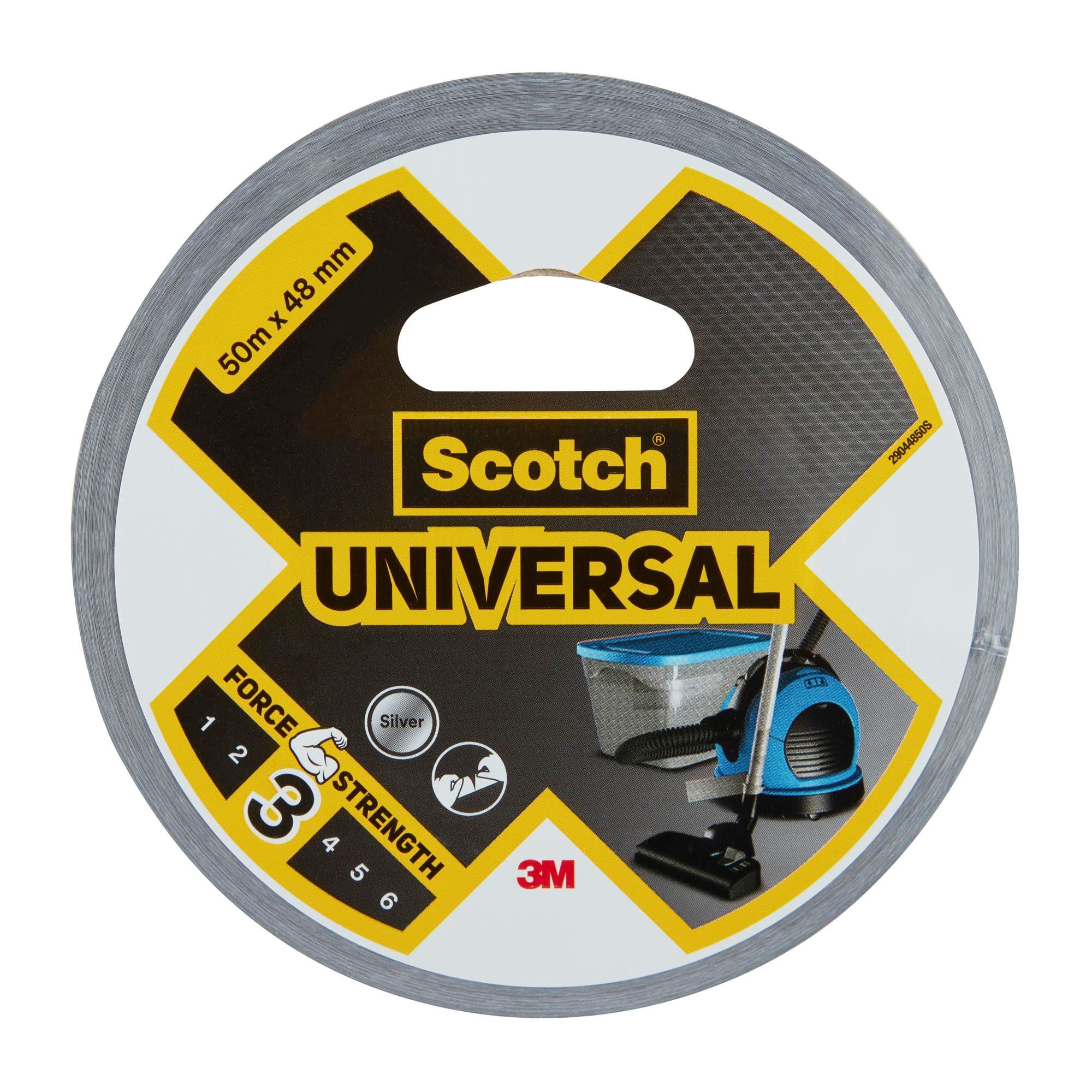 Scotch® Universal Klebeband 2904, silber, 50 m x 48 mm