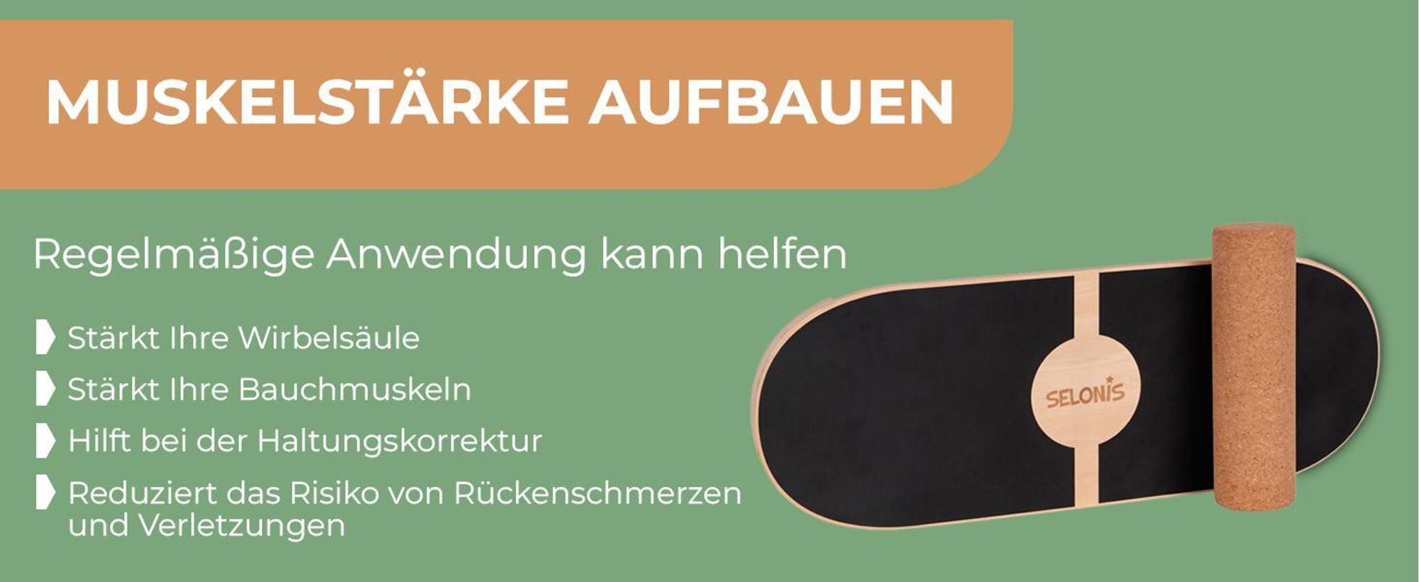 Selonis Balance Board Aus Holz Koordinationstraining Balancebrett Physiotherapie Skateboard Surfbrett Fitness Crossfit Yoga Ohne Matte Für Erwachsene Und Kinder