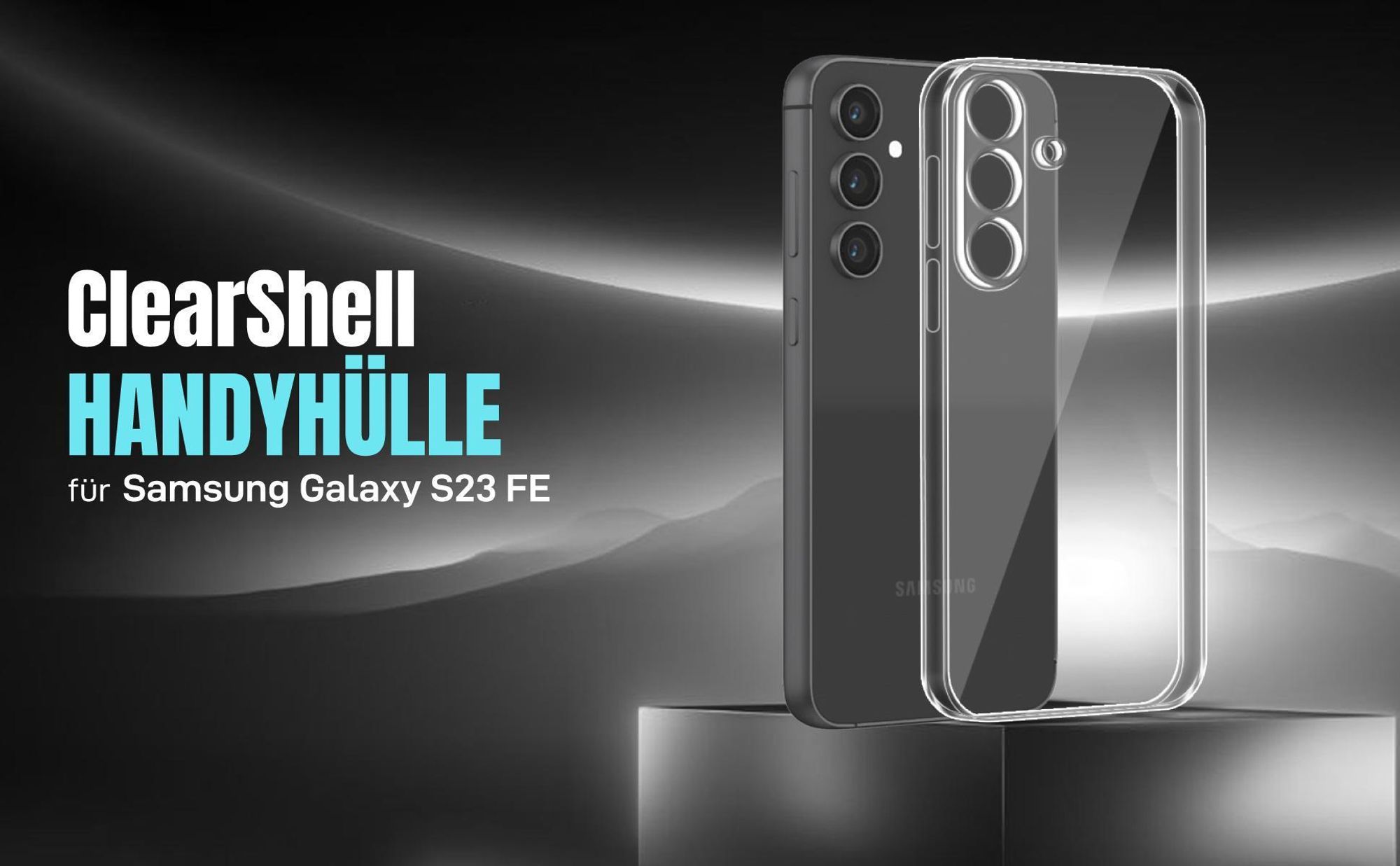 Transparente TPU Handyhülle mit optimiertem Schutz für Samsung Galaxy S23 FE