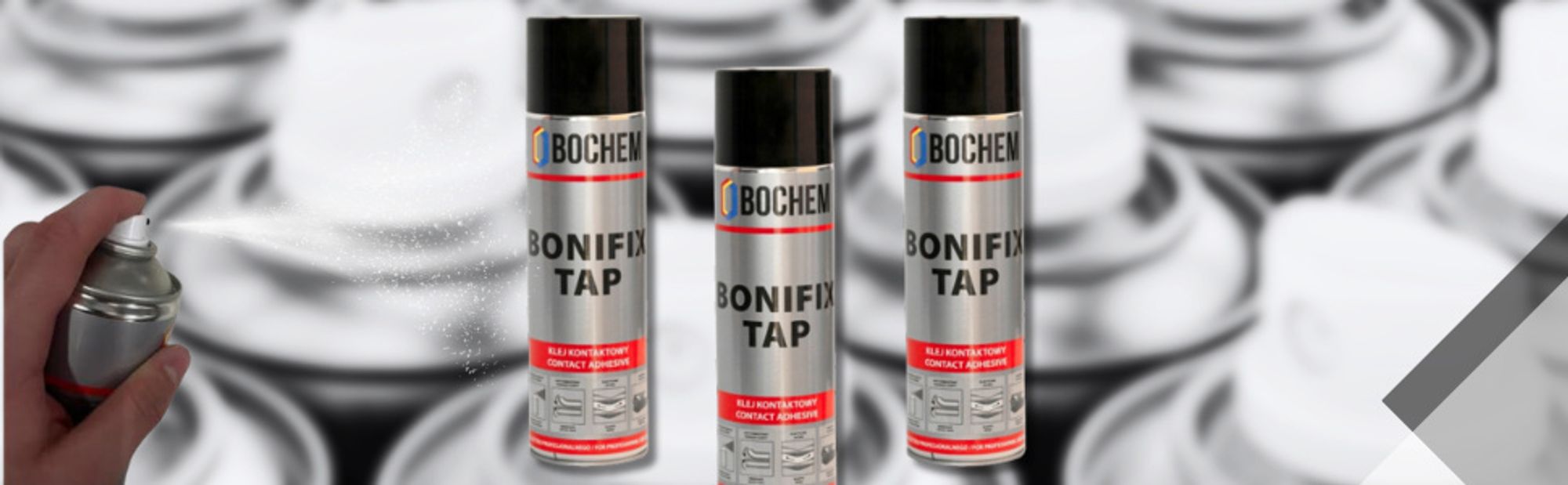 TAPHICEROS Filz Sprühkleber Klebstoff, Universal Adhesives, Stark, Flexible Verbidung, 12x 500ml, 12 Stück