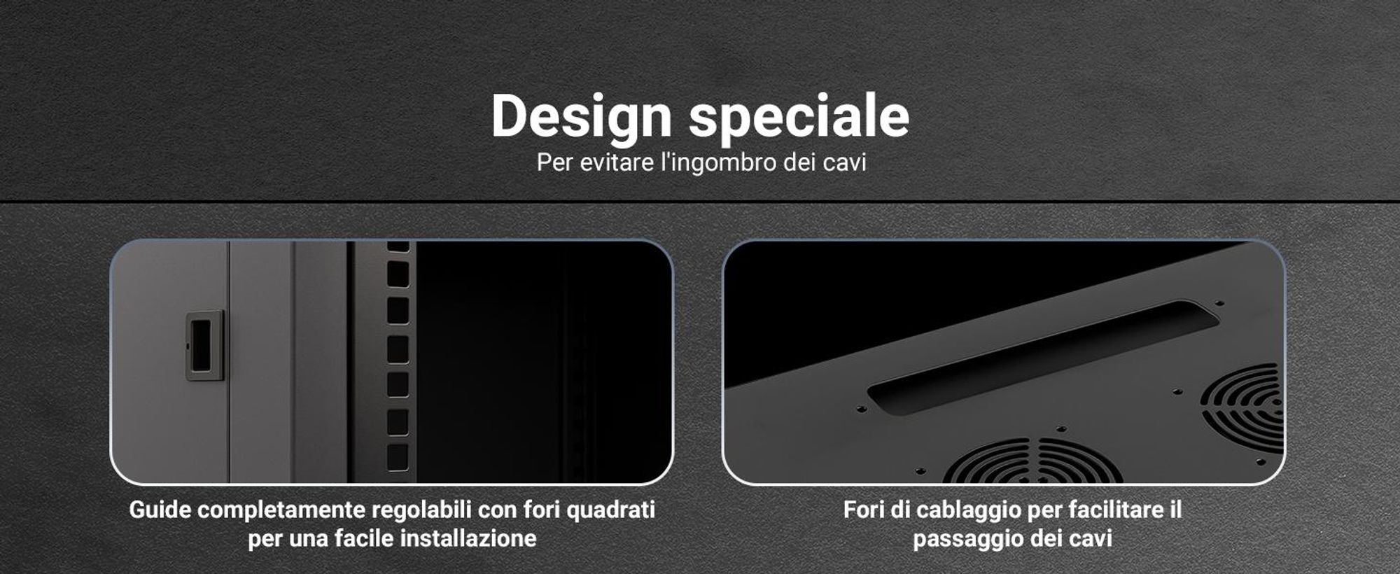 Extralink Armadio a rack 6U 600x450 Grigio a parete - Scaffale a parete - 6U - 60 kg - Serratura di sicurezza - Guide di stoccaggio - Grigio
