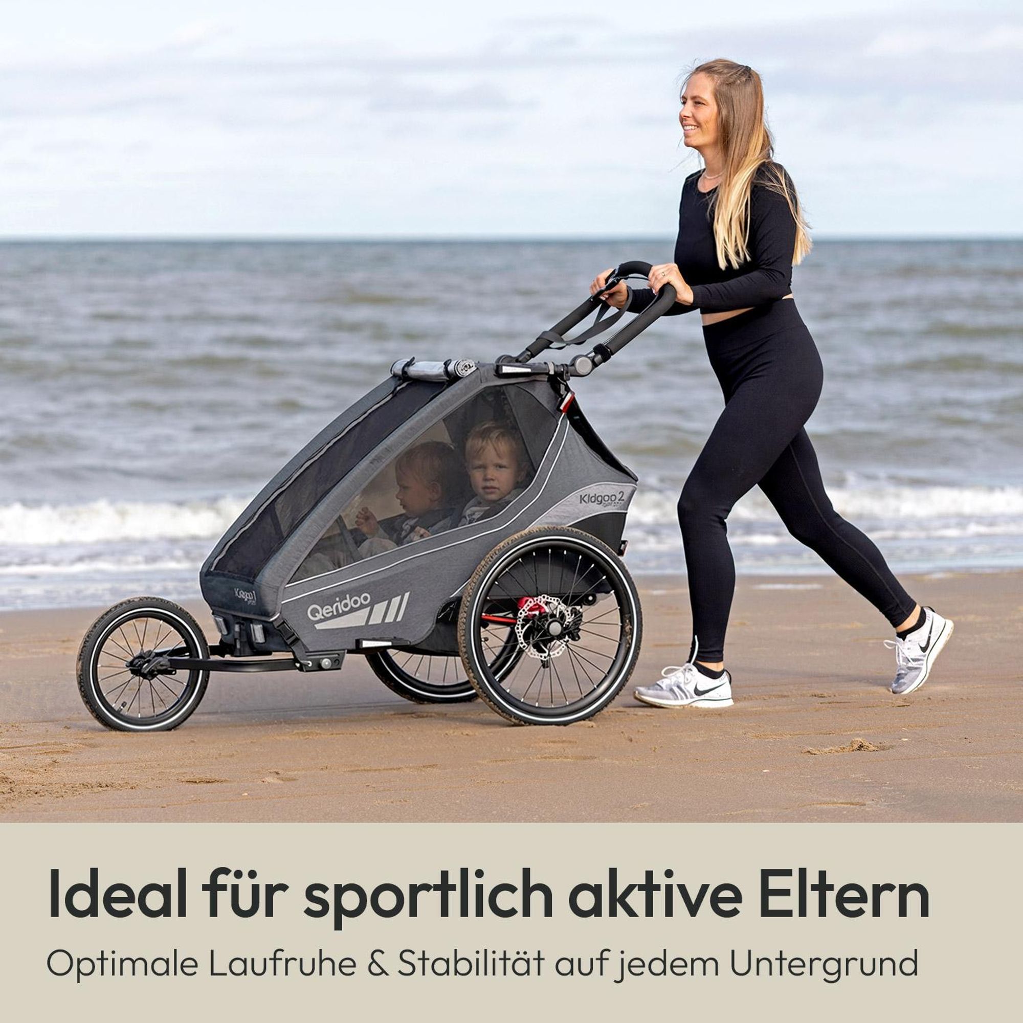 Qeridoo 14" Joggerrad Zweisitzer