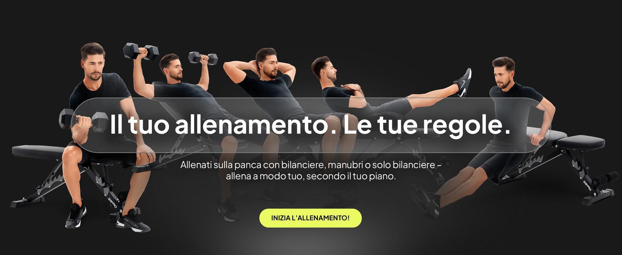 Panca pesi pieghevole Zipro Profi Jacked – Panca inclinata regolabile e panca negativa (7+3 livelli) Imbottitura extra spessa Panca da allenamento resistente per la casa