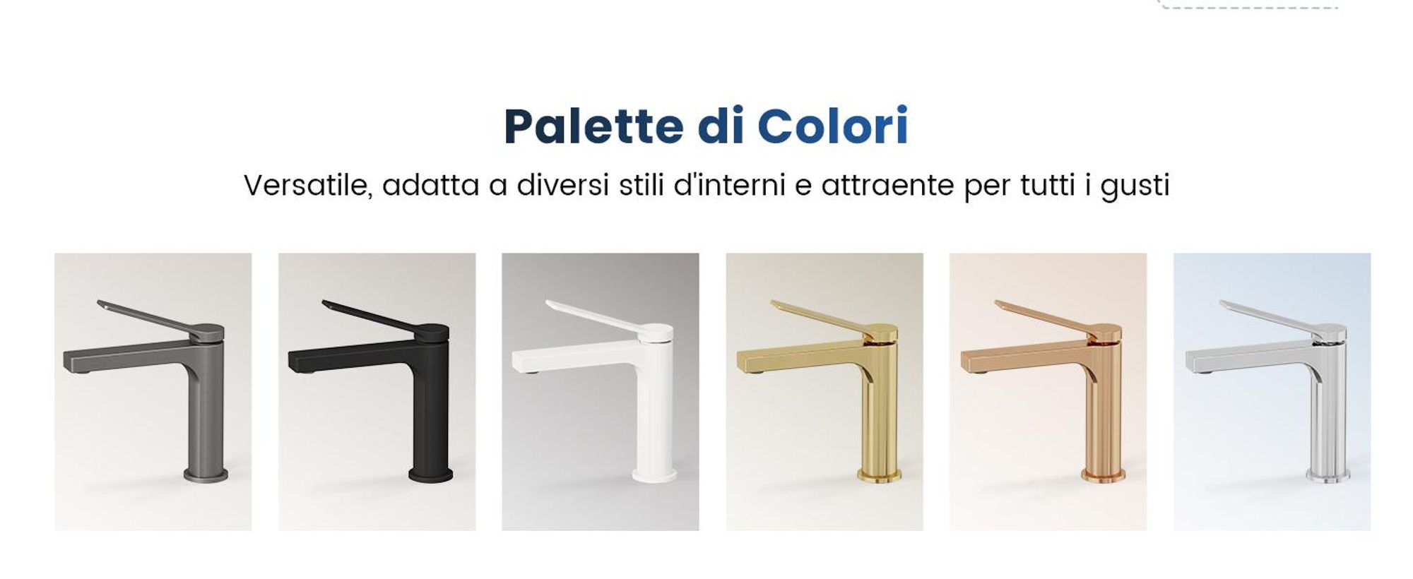 EMKE Rubinetto bagno cromo 195x173x46mm, ottone, cartuccia ceramica, miscelatore bagno, miscelatore lavabo, miscelatore lavabo