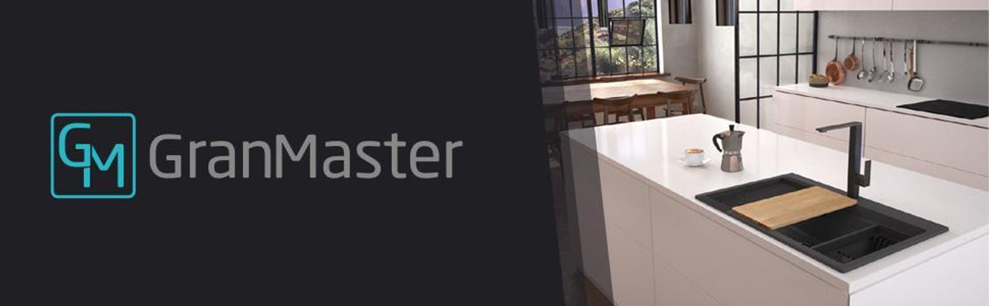 GRANMASTER Siphon Küchenspüle Automatischer 2-Kammer Raumsparsiphon mit überlauf Ablaufgarnitur für Spüle  Italy Anschluss an der Unterseite