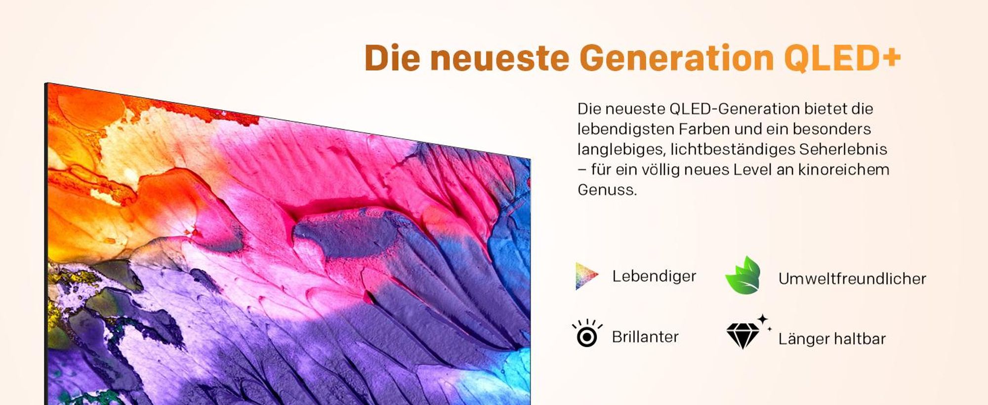 coocaa 40 Zoll (100cm) QLED FHD Smart TV – Google TV, HDR10, Dolby Audio, Bluetooth 5.1, EyeCare & Google Cast, Ideal für WM 2026 & Schlafzimmer