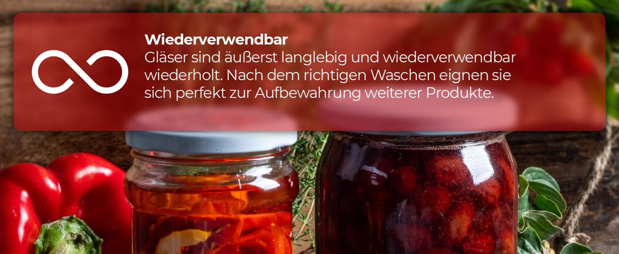 KADAX Einmachgläser mit Deckel "Senna", Marmeladengläser, Einweckgläser, 540 ml, Rot kariert, 48 Stück