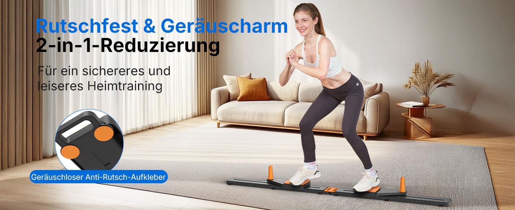 Multitrainer – 4-in-1 Pilates-Board, Push-Up-Bauchmuskel-Roller, Platzsparend, Bauchmuskelübungsgerät für Ganzkörpertraining
