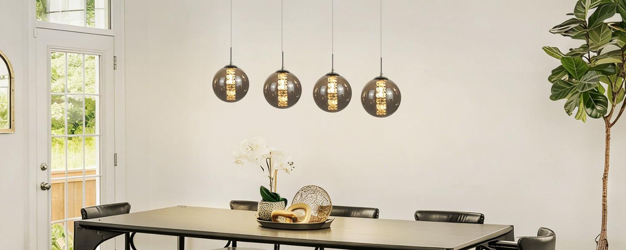 ZMH lampa wisząca stół jadalny 4 płomienna bursztynowa lampa wisząca regulowana wysokość żyrandol lampa wisząca szkło do salonu sypialnia kuchnia korytarz