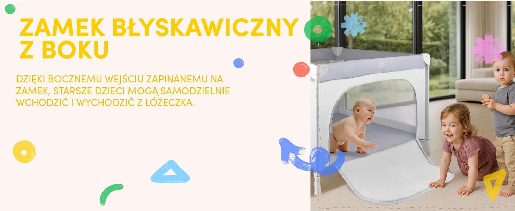 Kojec Turystyczny Składany Podróżny Łóżeczko dla Dziecka Materac Torba 2w1 ZONI
