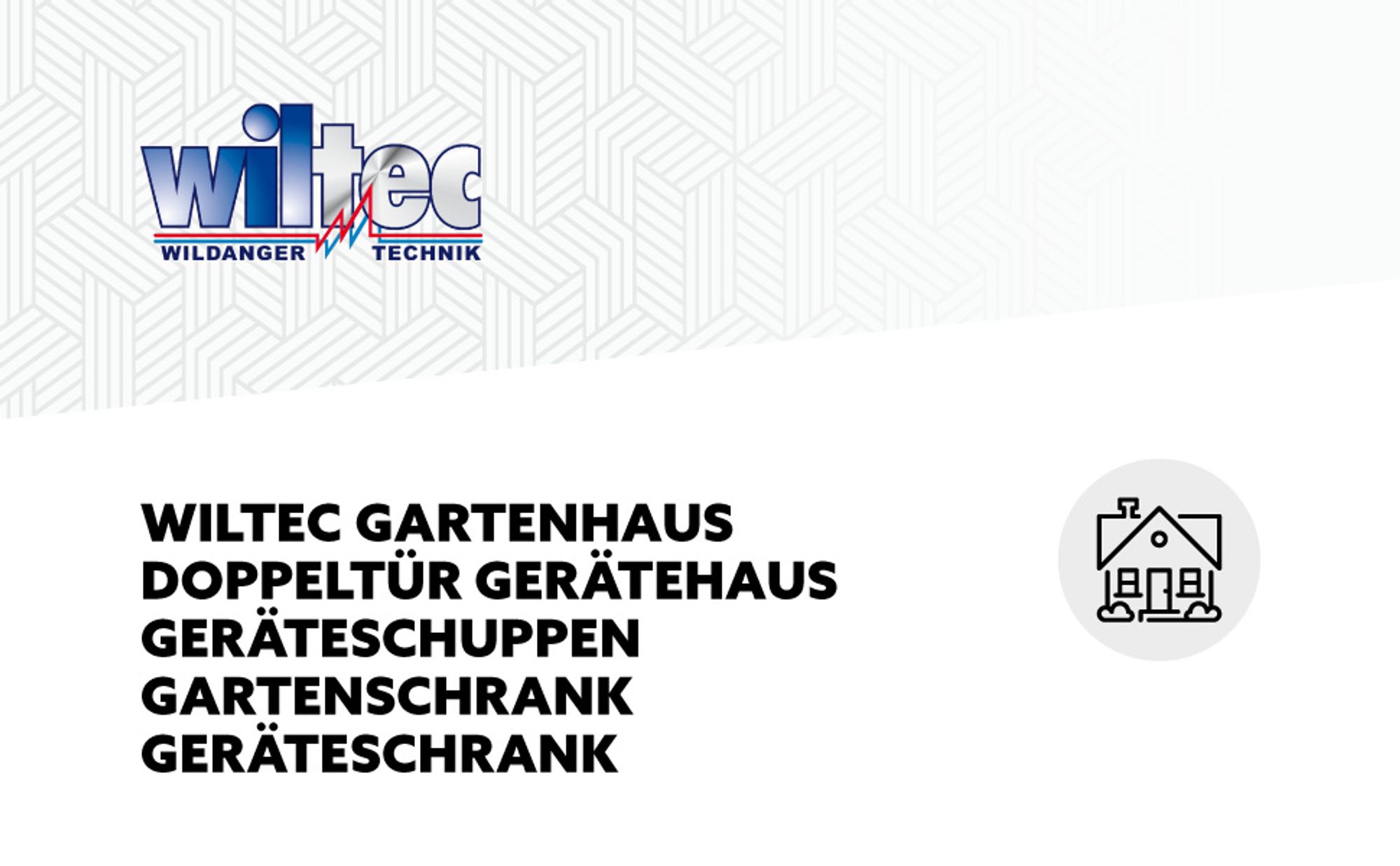 Wiltec Gartenhaus mit Doppeltür in Naturfarbe Holz 136 x 58 x 127 cm Gerätehaus für den Garten Geräteschuppen Gartenschrank Geräteschrank