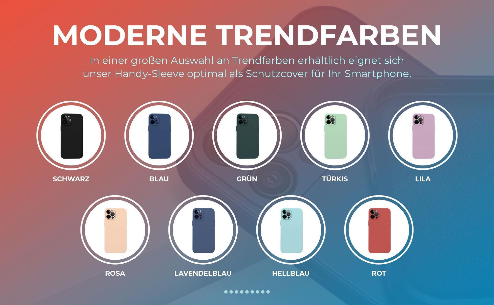 Handybumper für Apple iPhone 13 Pro in verschiedenen Trendfarben