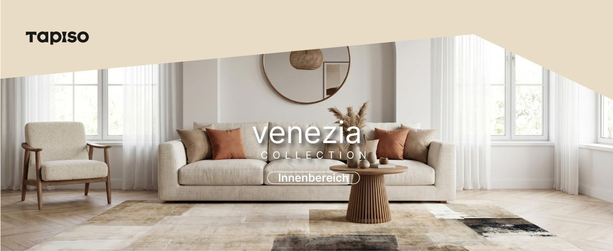 TAPISO VENEZIA Wohnteppich Modernes Design  200 x 300 cm