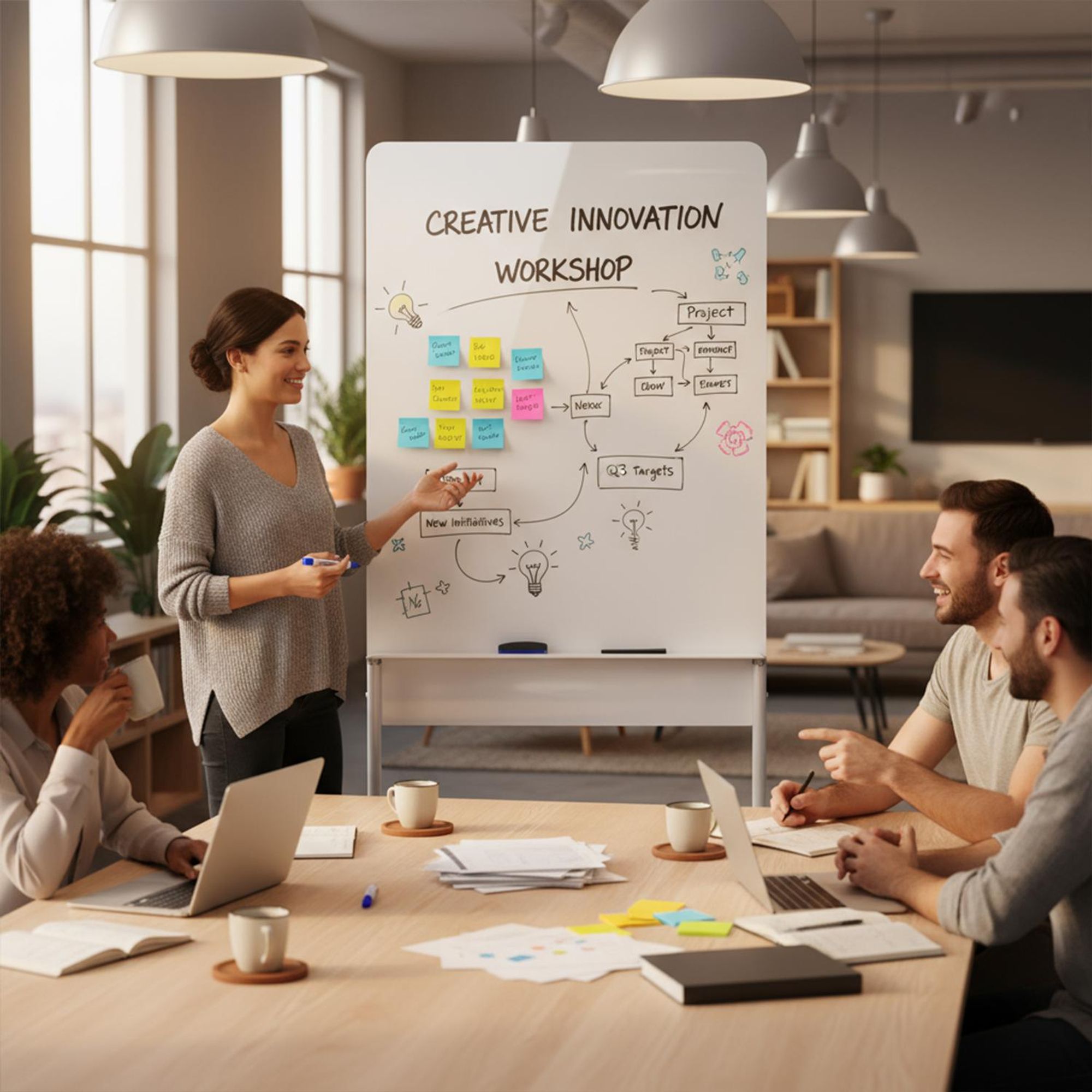 Ergo Office mobile Schreibtafel  vertikale Ausrichtung  weiß  einseitig  mit Ablage  Tafelgröße 1190x790mm  ER-305