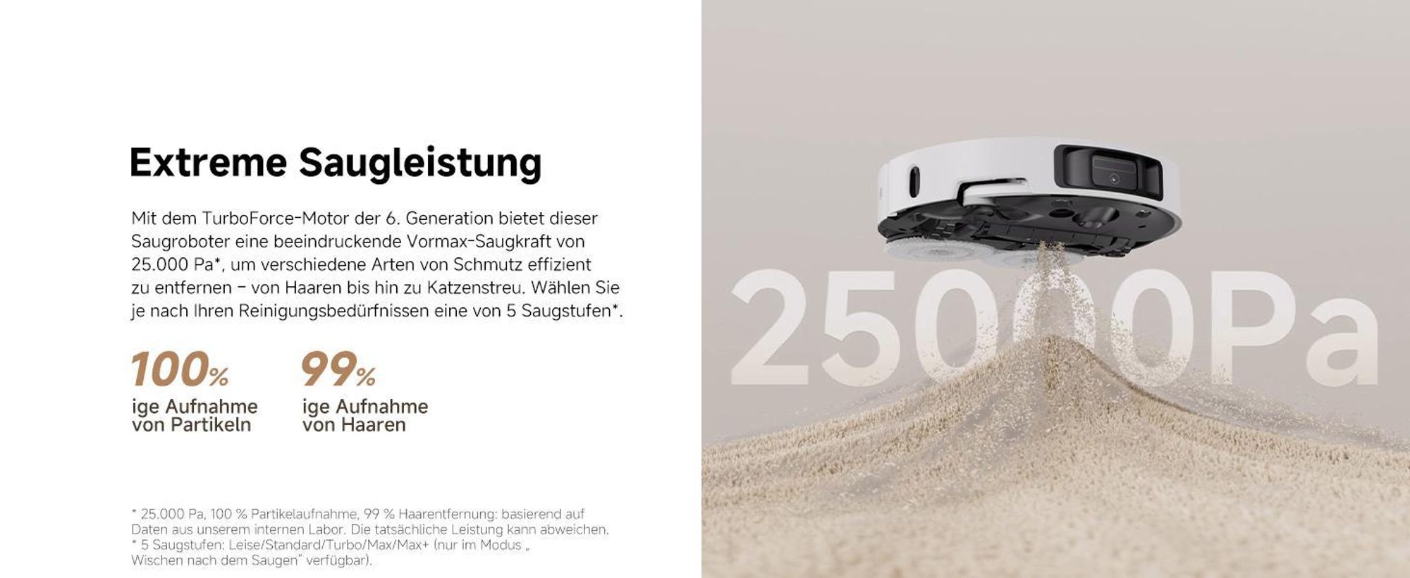 Dreame L10s Ultra Gen3 Staubsauger Roboter mit Wischfunktion&Selbstreinigender Mopp,25KPa Saugleistung,Haustiermodus,All-in-One Dock,Teppichreinigung