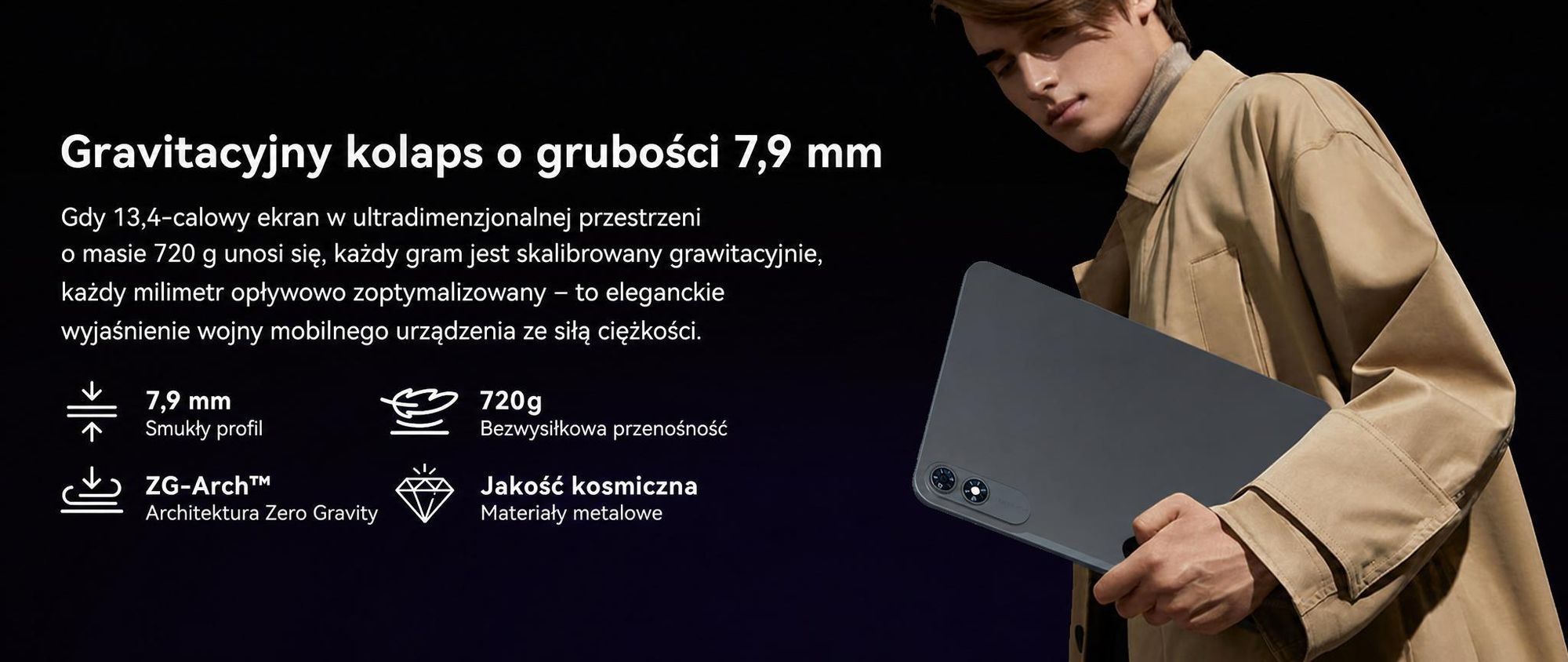 Tablet T60Pro, 13,4 cala, system Android 16, 24 GB (8 + 16) + 256 GB/2 TB pamięci zewnętrznej (TF), bateria 10000 mAh, wyświetlacz 2K Incell / 120 Hz / Wi-Fi 5G, w zestawie: etui, mysz, klawiatura, słuchawki przewodowe
