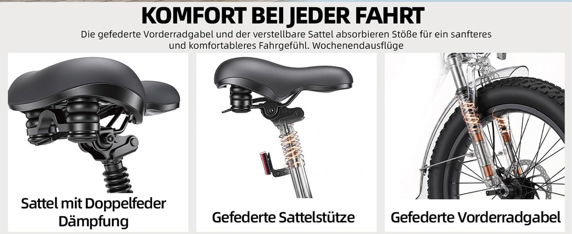 20" LCD E-Bike Elektrofahrrad 20 Zoll, 48V 15Ah Klappräder für Lange Reichweite bis 120KM, All-Terrain Ebike Herren für MTB, Pedelec E-bike 60N·M Grün