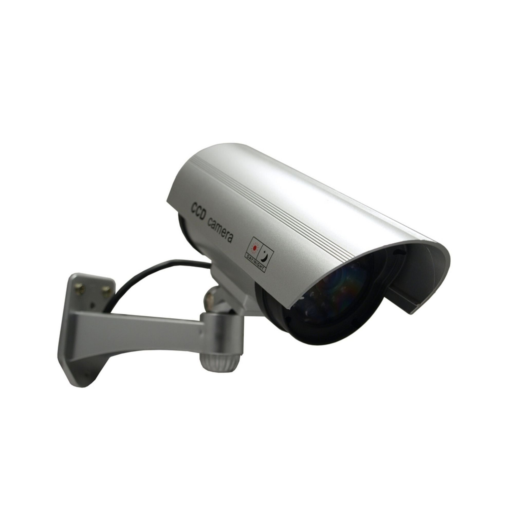 2x Kamera-Attrappe mit blinkender LED IR1100 S IR outdoor silber