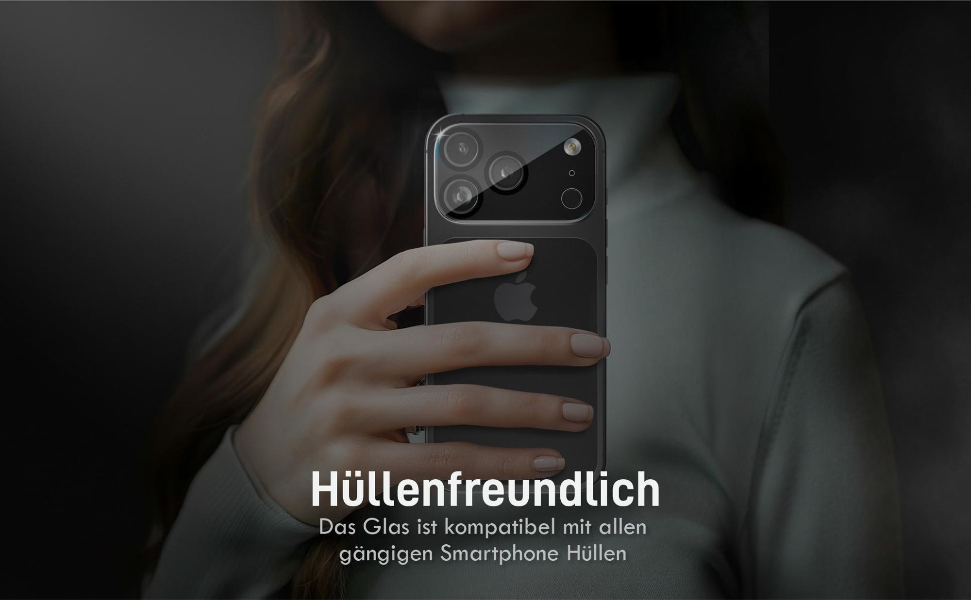 4x 9H Schutzglas (2x Kamera + 2x Display) Apple iPhone 17 Pro in passgenauem Design