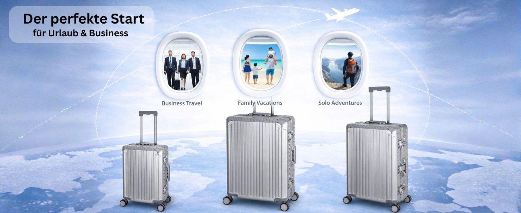 Premium Aluminium Hartschalenkoffer