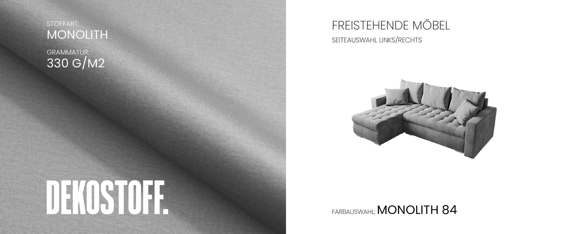 BroMARKT Ecksofa LUIS Schlaffunktion Bettkasten L-Form 238x148x88cm Dunkelgrün