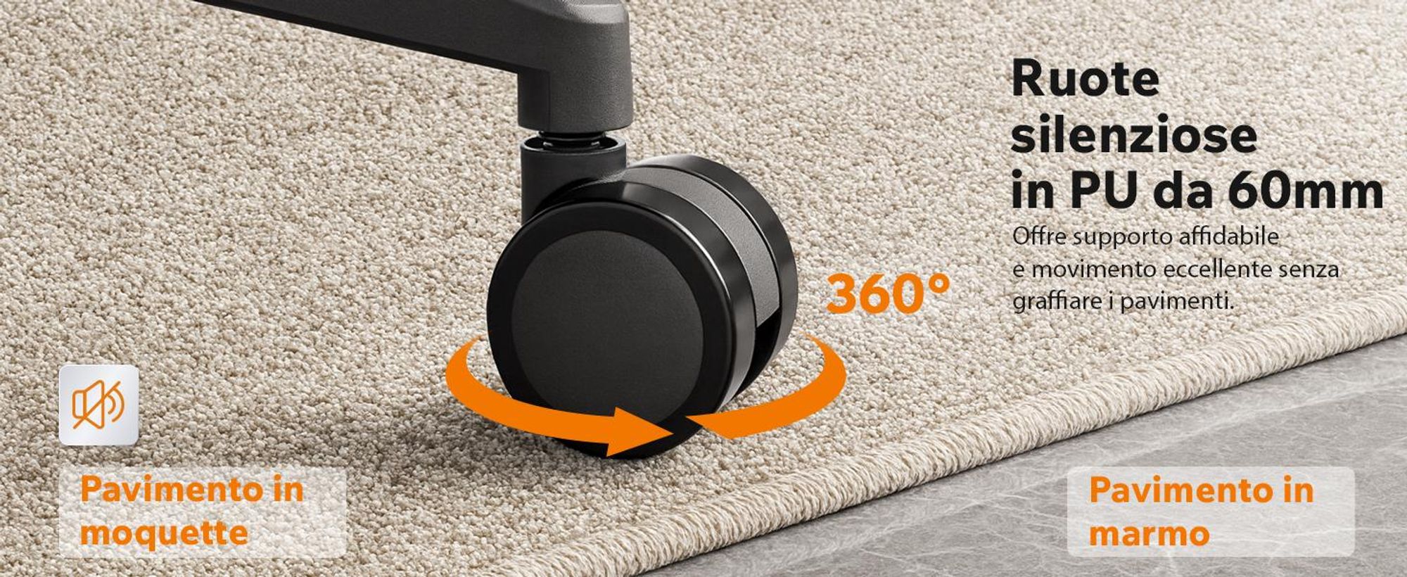 SENSE7 Moyo Sedia da ufficio ergonomica Sedia da scrivania Nera Braccioli 3D Schienale in rete Supporto lombare Poltrona direzionale Sedia per home office e PC 150 kg
