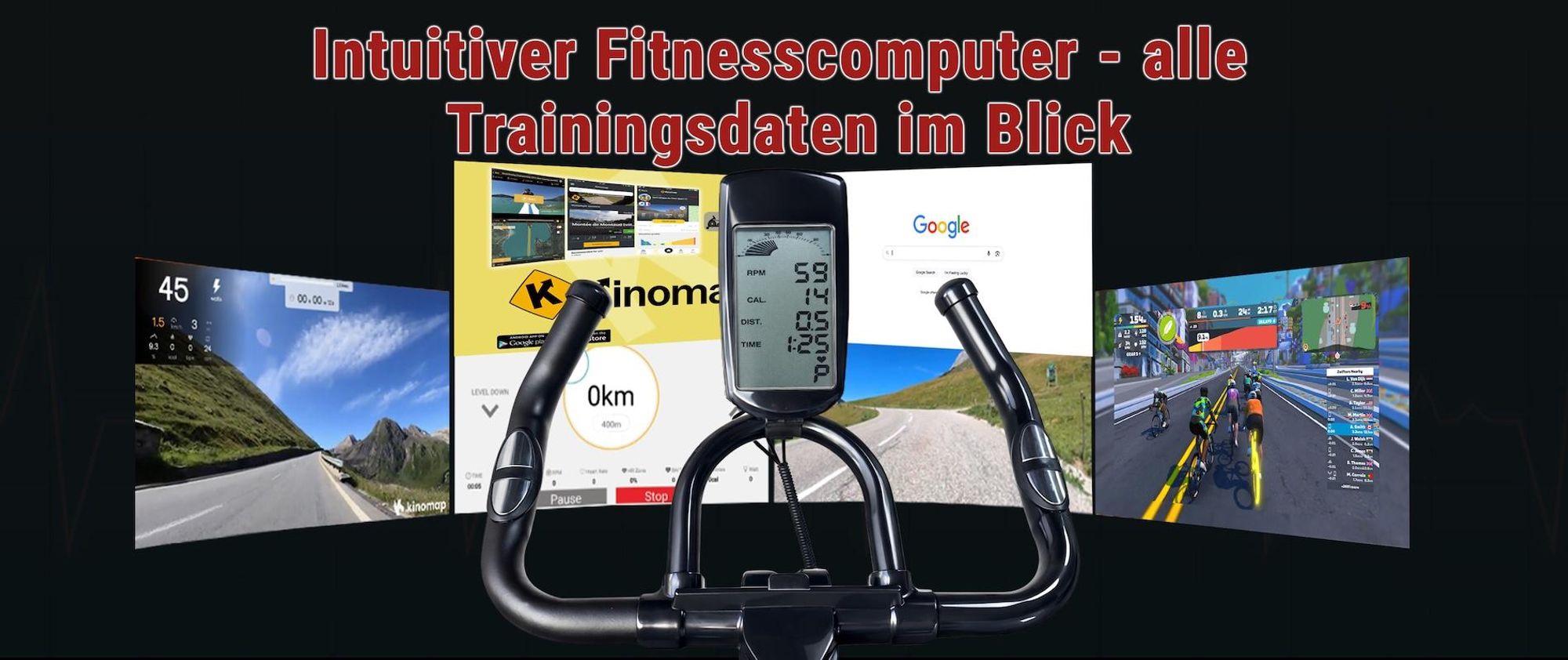 AsVIVA S11 Indoor-Cycle Speedbike, leise, stufenlos, mit Handpulssensor