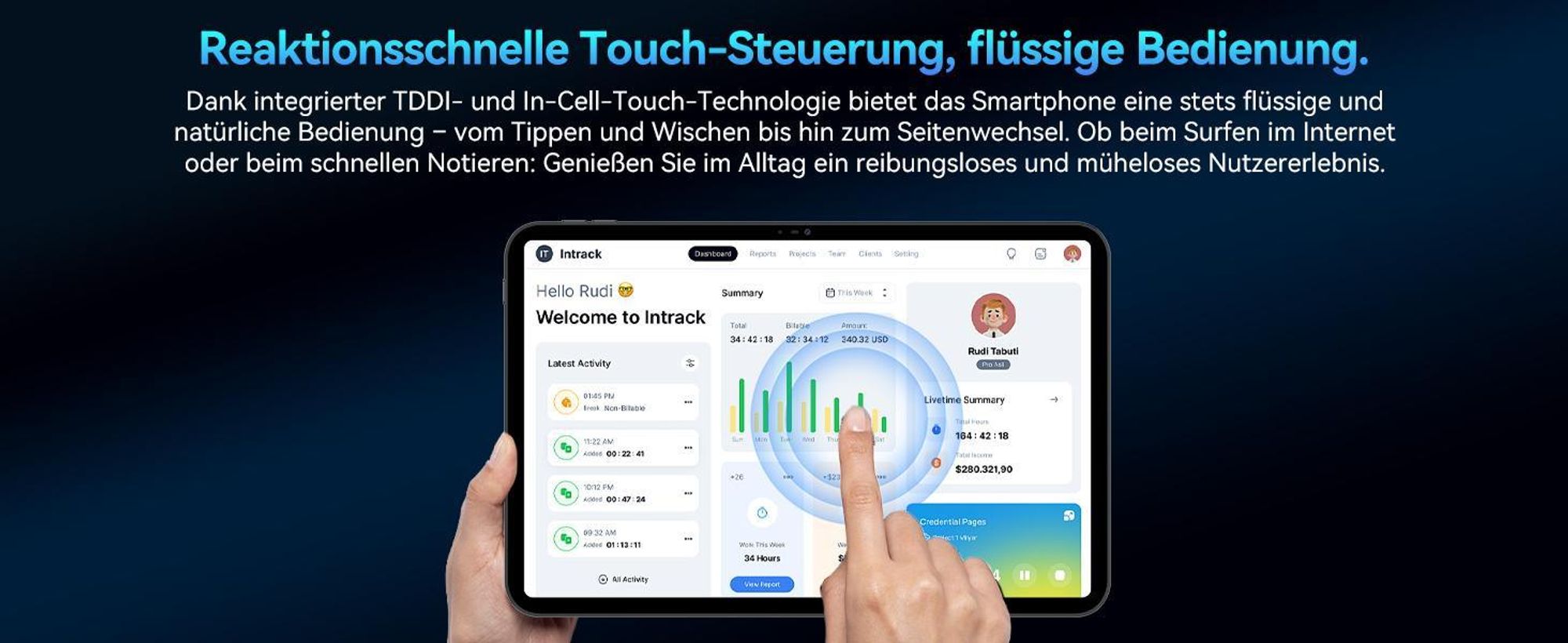 Blackview oscal Tablet mit Tastatu, 13,4" 2K 120Hz Display, 24GB(6+18)+256GB, Android 16, 4G SIM, 8300mAh, 16+8MP Kamera, Slim 0,79cm/750g, All-in-one