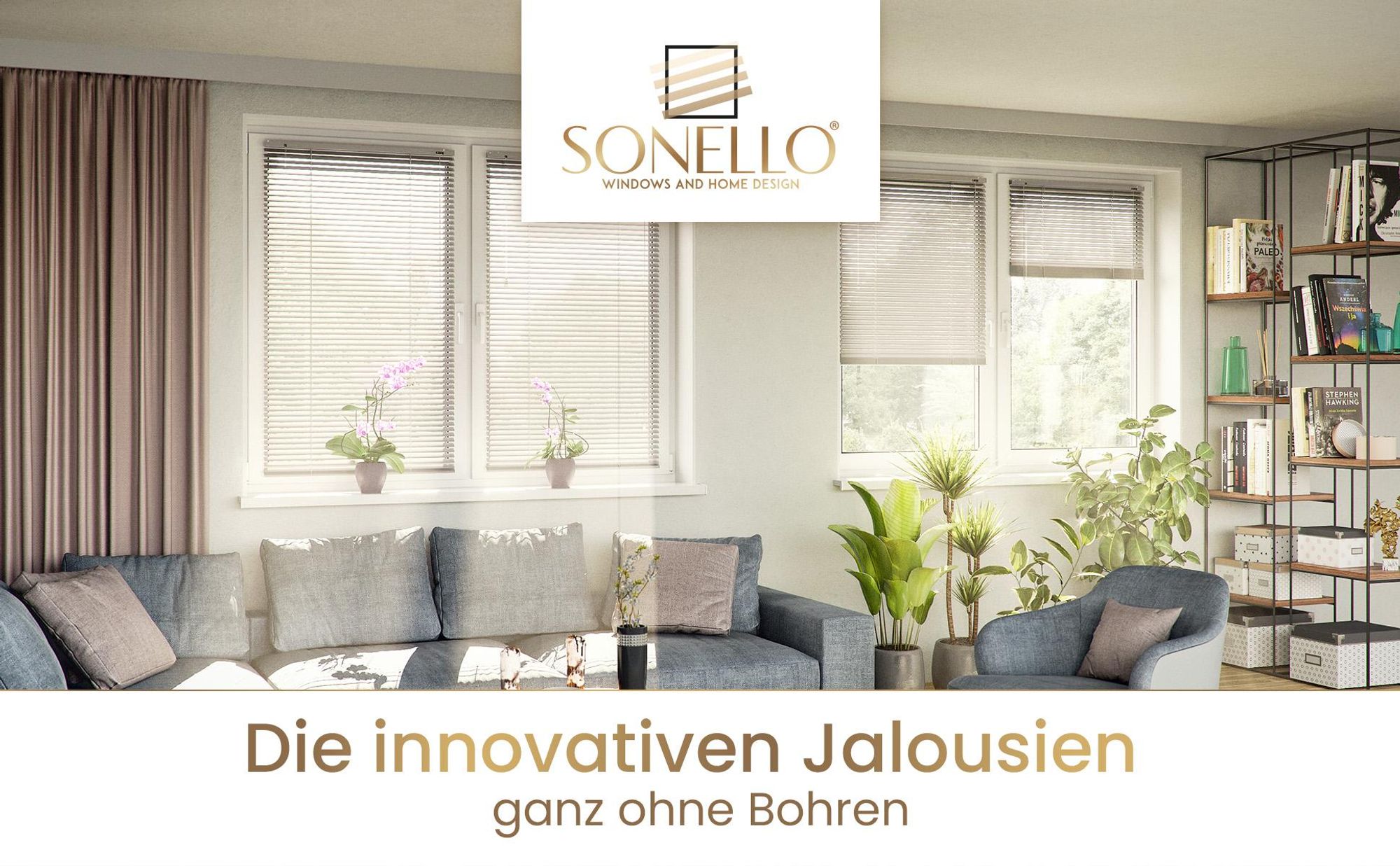 SONELLO Aluminium Jalousie 85cm x 130cm Schwarz Alu Jalousie Klemmfix ohne Bohren Sichtschutz Blendschutz Lichtschutz Sonnenschutz für Fenster und Türen