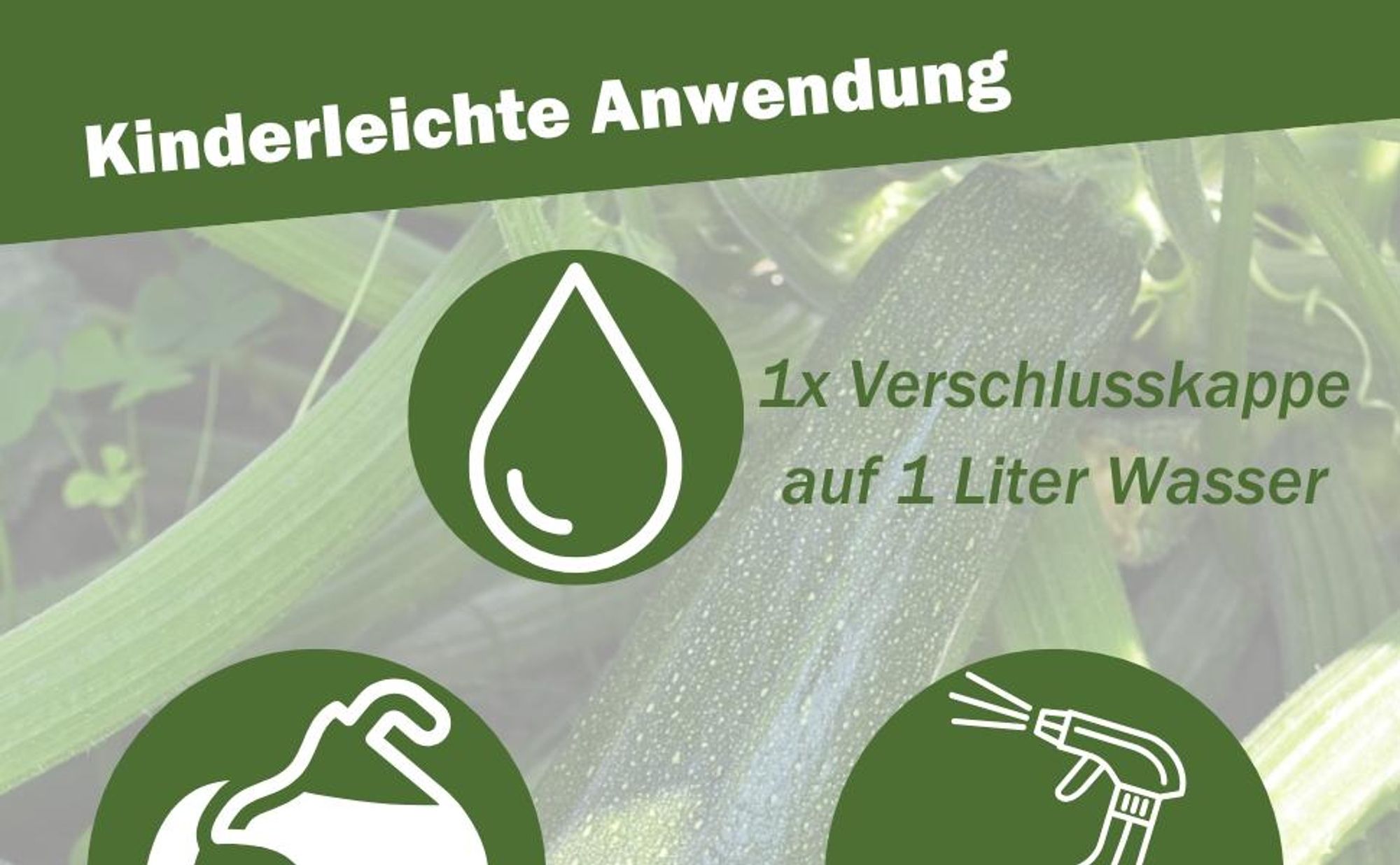 GreenPanda Gurken & Zucchini Dünger - Phosphor Kalium Dünger - Intensiviert Geschmack & Ernte! 1 Liter Gurkendünger - Zucchinidünger
