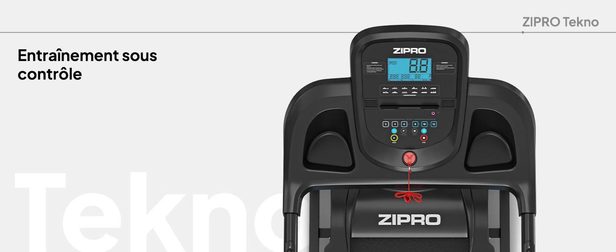 Zipro Tekno Électrique - Appareil de fitness pour le fitness à domicile Pliable