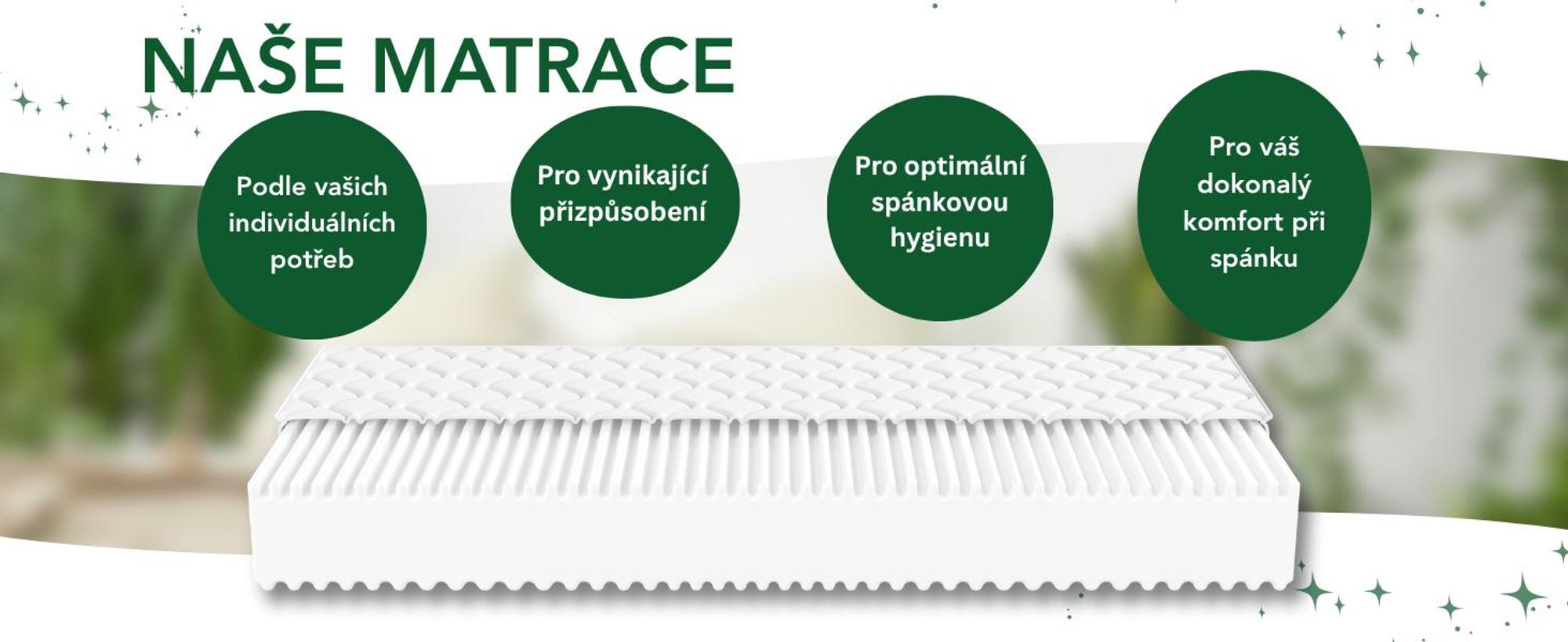 Taštičková matrace 180x200 cm | 17 cm | tvrdost H2/H3 | 7 zón | Dreamstar Ergo Flex TFK Duo