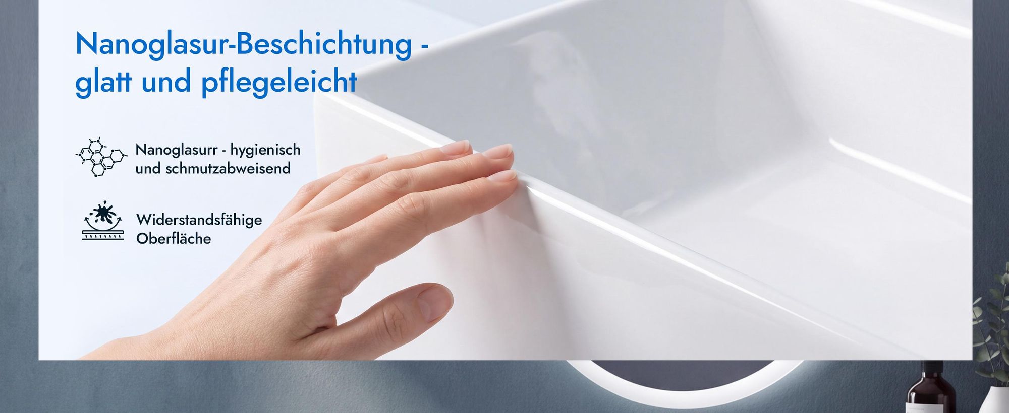 doporro Waschbecken keramik Aufsatzwaschbecken Hängewaschbecken Waschtisch mit Nano-Beschichtung 41x36x13cm in weiß glänzend Brüssel206