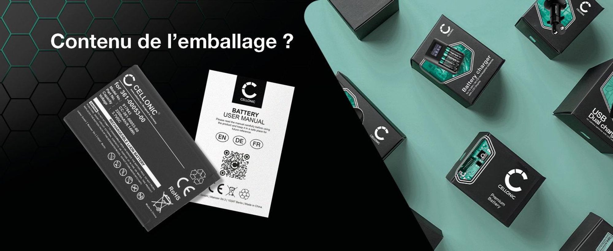 CELLONIC 1x Batterie pour GPS / Navigation Compatible avec Garmin Alpha 100, Montana 600, Alpha 200, 010-11599-00 - (2200mAh, 3.7V)