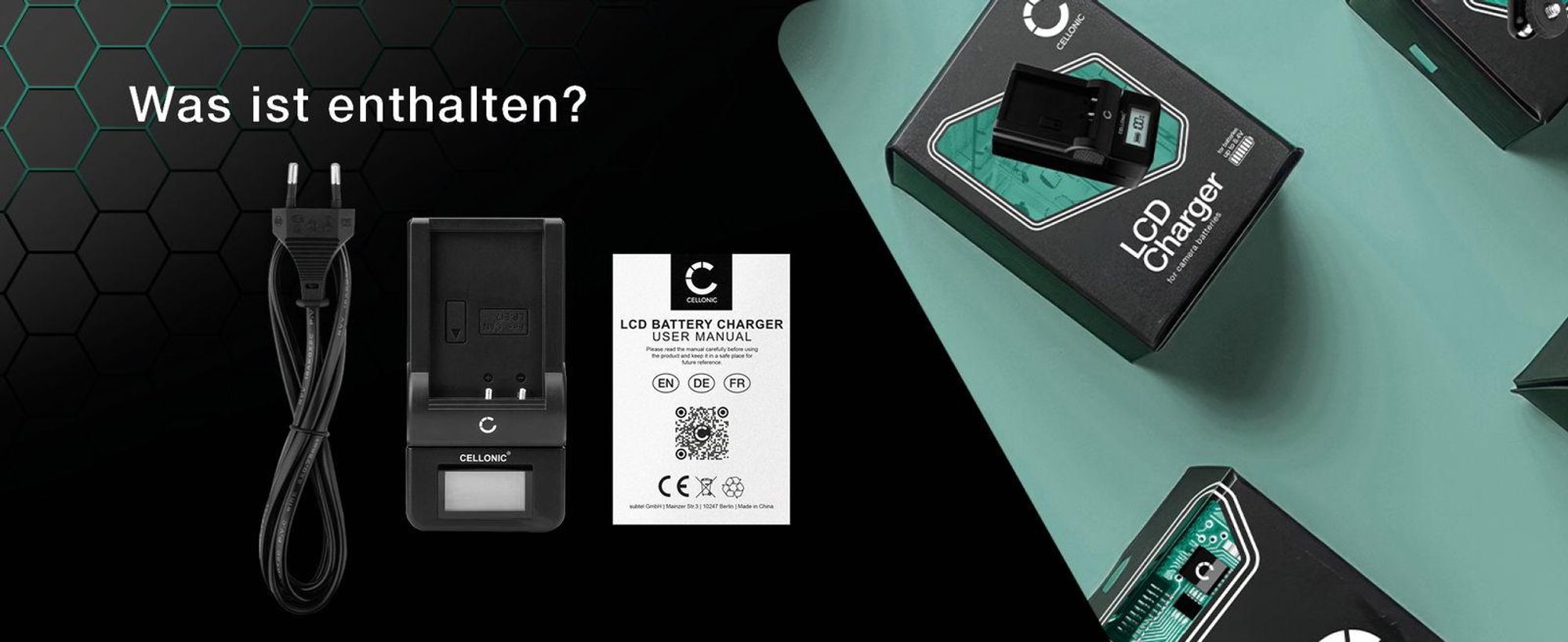 CELLONIC MH-27 -29 Ladegerät für EN-EL20 -EL20a kompatibel mit Nikon Coolpix P1000 P950 A DL24-5001 AW1 1 J1 J2 J3 1 S1 1 V3 Ladestation mit Display, Ladekabel, Akkuladegerät Charger, Auflader