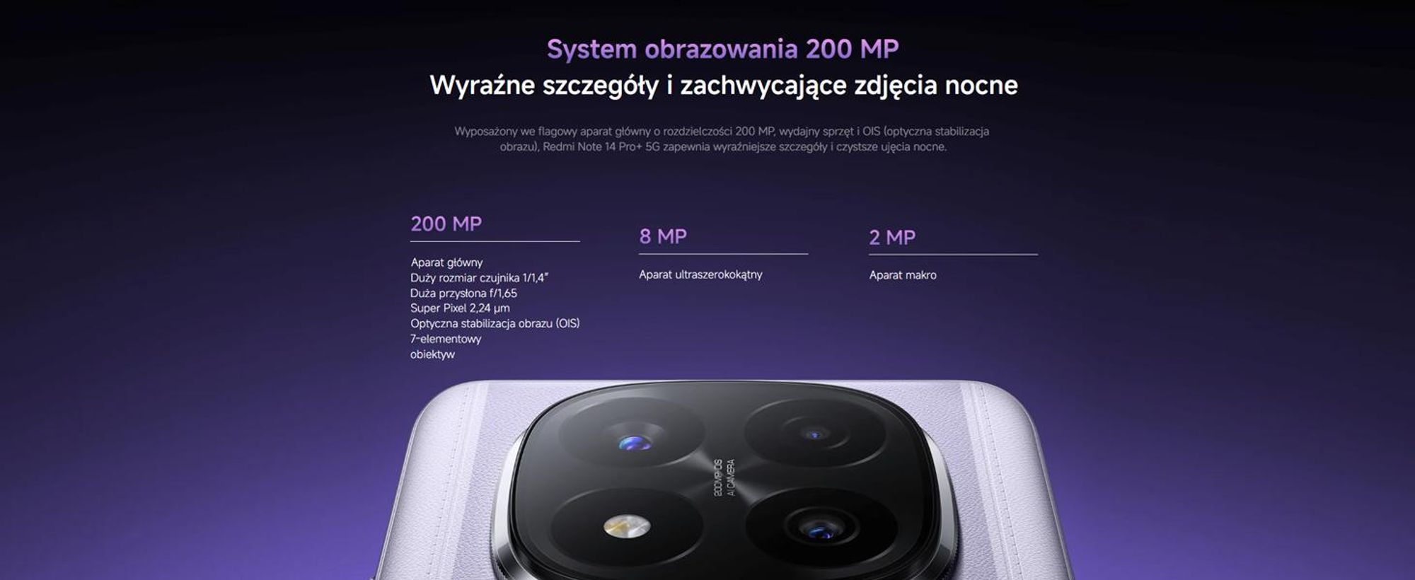 Xiaomi Redmi Note 14 Pro+ 5G Smartfon 8/256GB Czarny