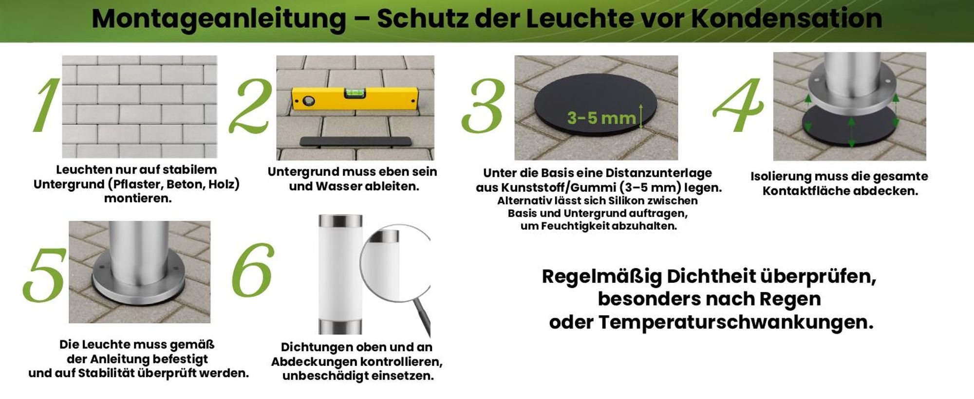 LUMILED Standleuchte Außen 65cm Pollerleuchte mit Steckdose IP44 Edelstahl E27 Gartenleuchte Silber Stehleuchte Wegeleuchte Außenleuchte