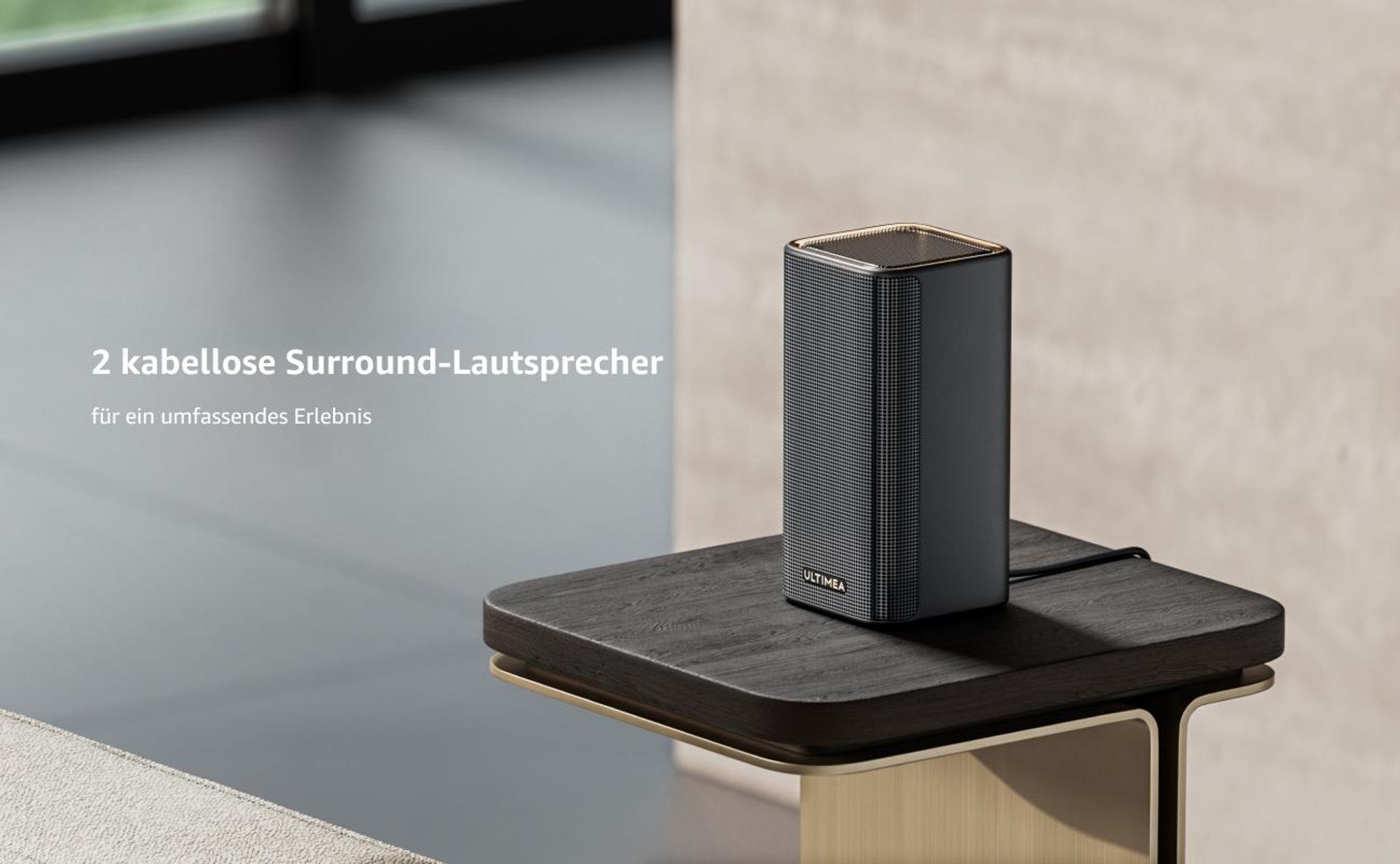 ULTIMEA Skywave Series 7.1.4ch Professionelles Kabelloses Surround Sound System für mit Dolby Atmos, kabellosem Subwoofer, 840W