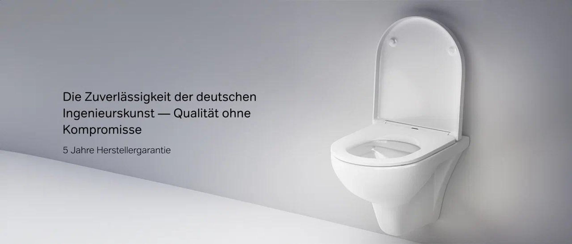 AM.PM Hänge-WCs, WC, Toilette, hänge WC spülrandlos, hänge WC, WC spülrandlos, Wand WC, WC-Becken inkl. WC-Sitz mit Softclose-Absenkautomatik
