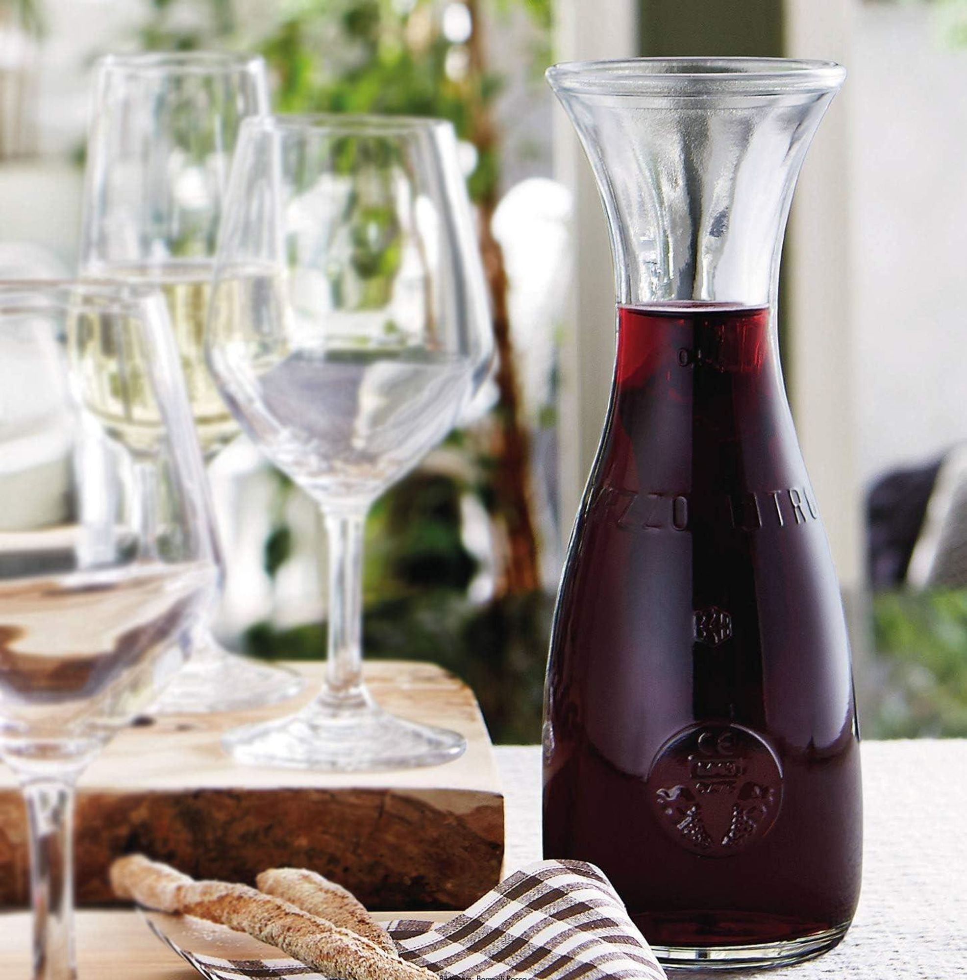 2 x Glaskaraffe Weinkaraffe Dekanter Wasserkaraffe MISURE 0,25L Bormioli Rocco