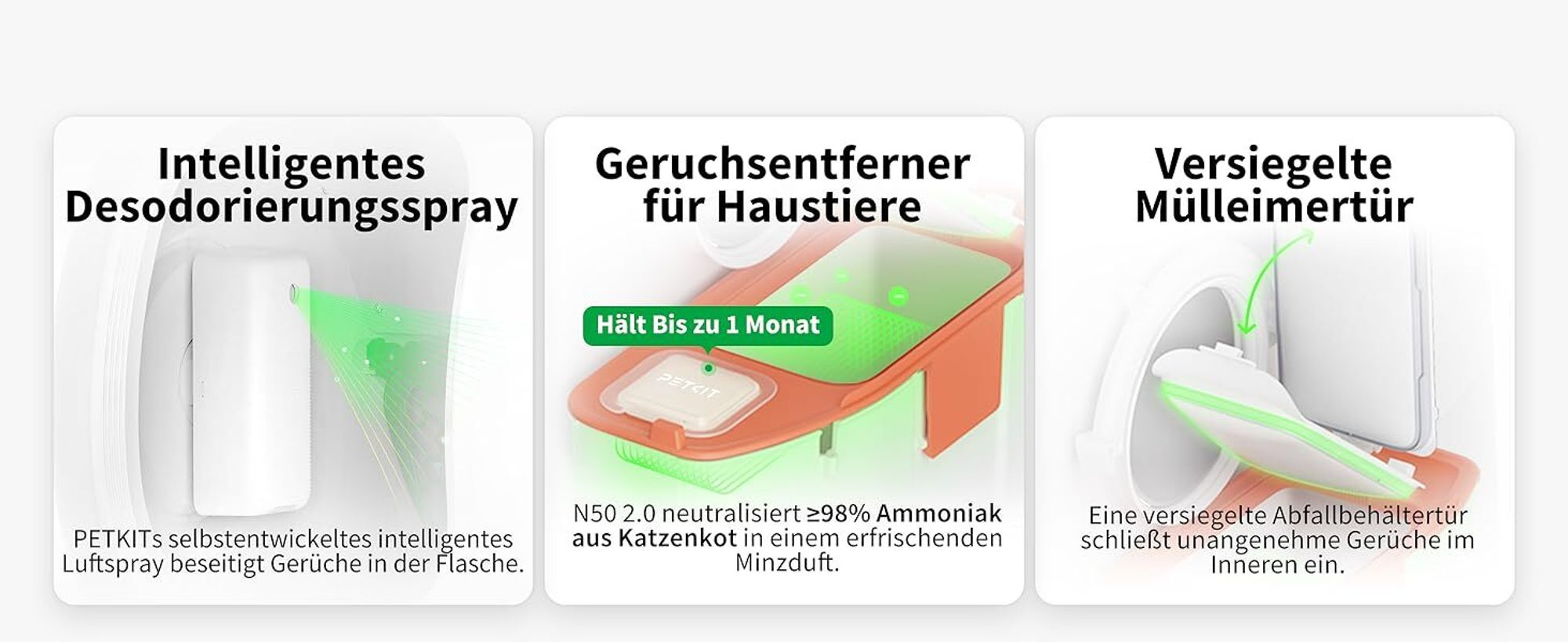 PETKIT Selbstreinigende Katzentoilette, PuraMax 2 Katzentoilette für mehrere Katzen(1. Generation Upgrade), App-Steuerung