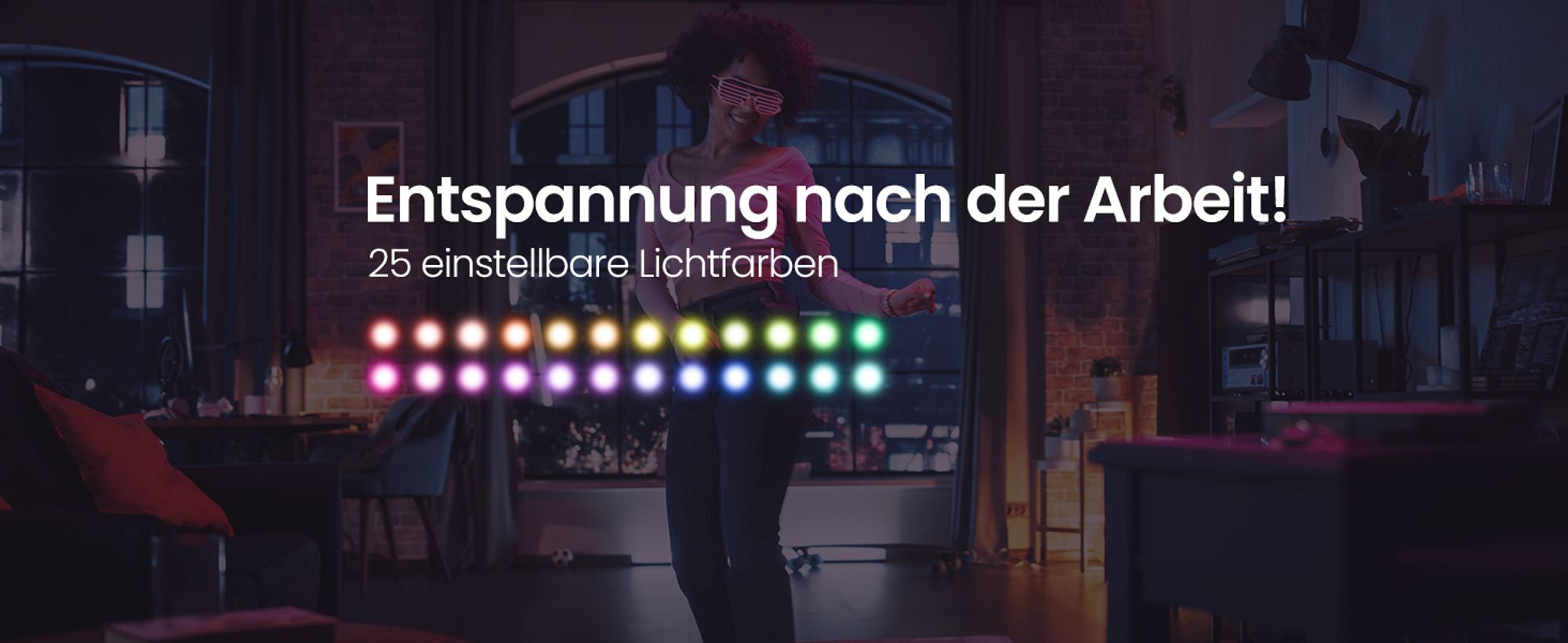VASAGLE Polsterbett 90 x 190 cm, mit Kopfteil, LED, Doppelbett mit USB- und Type-C Anschluss